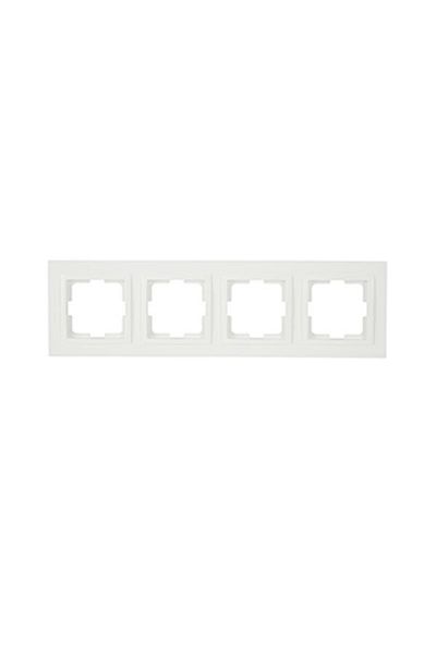 MONO 102- 010000 -163 Despina White Quadruple Frame