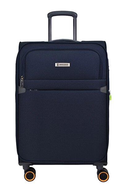 Pierre Cardin Lacivert Ultra Hafif Kumaş Kabin Boy Valiz