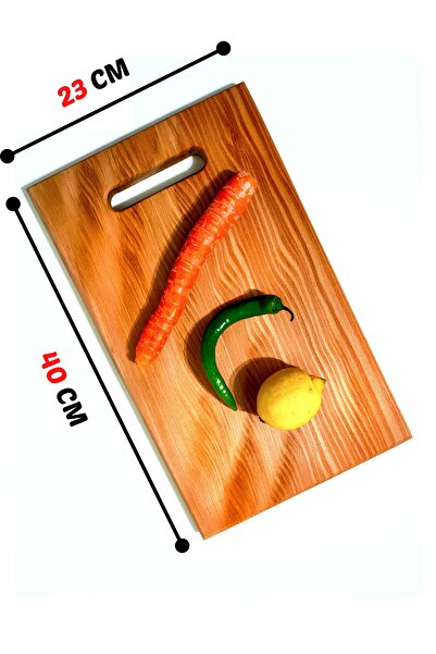 Kitchen Mania لوح تقطيع خشبي كبير الحجم