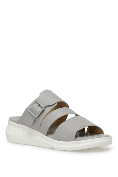 İnci Sendra 3Fx Gray Women's Slippers