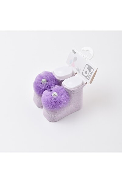 Bibaby Pompom Baby Socks 68337
