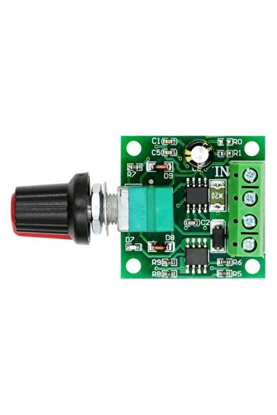 Devre Dünyası Dc 2-15v 2a Pwm Motor Hız Kontrol Kartı Tek Yönlü