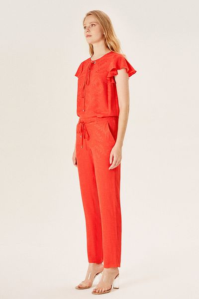 Naramaxx Carrot Form Jacquard Trousers