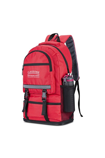 Classone Dp-od105-earthquake Serıes ,wtx Pro Su Geçirmez Kumaş, Deprem Çantası-kırmızı