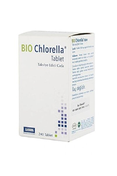Assos Bio Chlorella Takviye Edici Gıda 240 Tablet