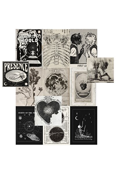 Ororabutik Faırygrunge Gothıc Poster Duvar Kağıdı Seti