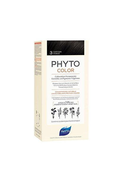 Phyto Color 3 - Koyu Kestane (bitkisel Saç Boyası)