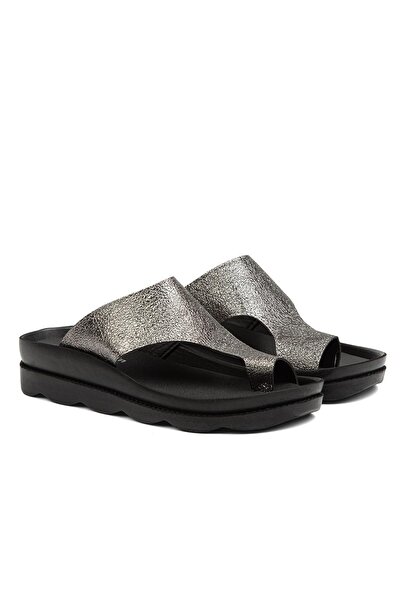 Pierre Cardin ® |   Pc-6961-3953 Πλατινένιες Πτυχωτές Παντόφλες - Γυναικείες ...