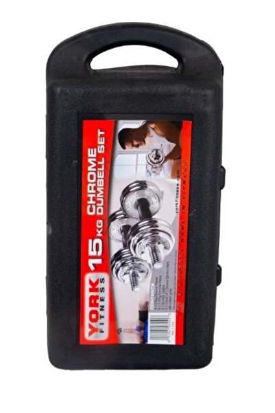 pekial Ckspor 15 Kg Krom Dumbell Seti Çantalı Döküm Plaka Dambıl Seti Cks15
