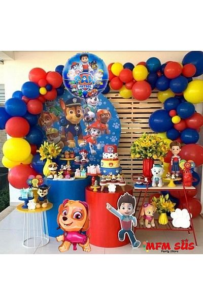 MFM Party Paw Oil Foil Chain Balloon Set