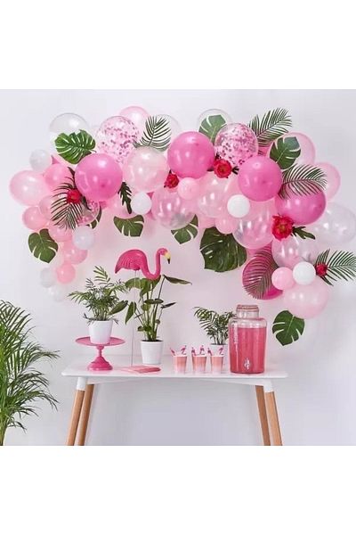 MFM Party Flamingo Chain Balloon Birthday Set