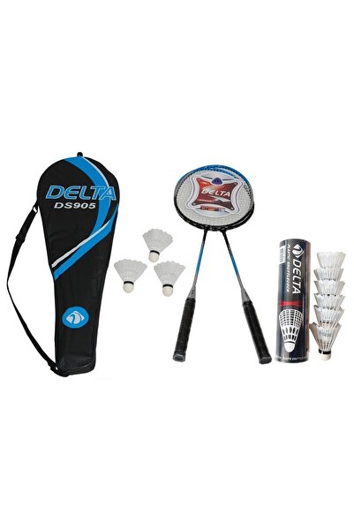 Delta 2 Adet Badminton Raketi + Badminton Çantası + 9 Adet Badminton Topu Seti