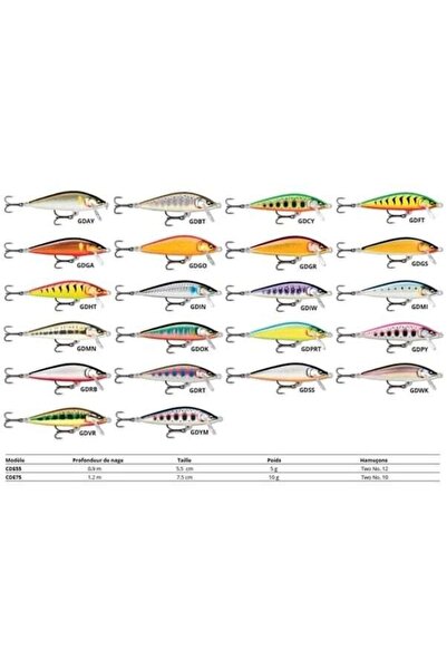 Rapala Countdown Elite Sahte Balığı Gday - 55mm