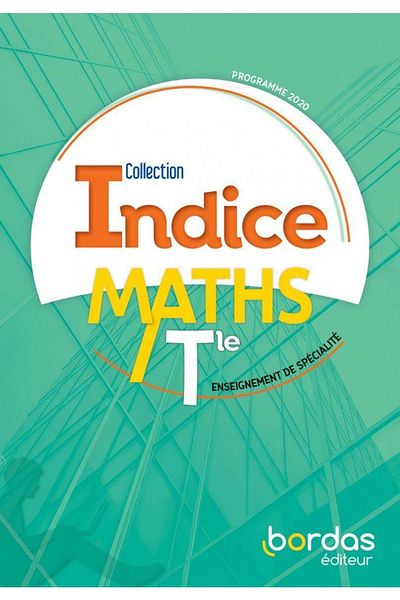 Bordas Publishing Ευρετήριο Mathématiques Speciality Tle Εγχειρίδιο μαθητή