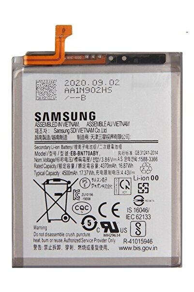 Genos Samsung Galaxy Note 10 Lite Kalitesinde Batarya Pil - SM-N770 Kalitesin...