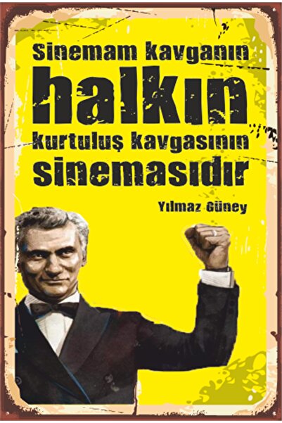 Hayat Poster Yılmaz Güney Şiir Edebiyat Yeşilçam Devrimci Sinema Retro Ahşap ...