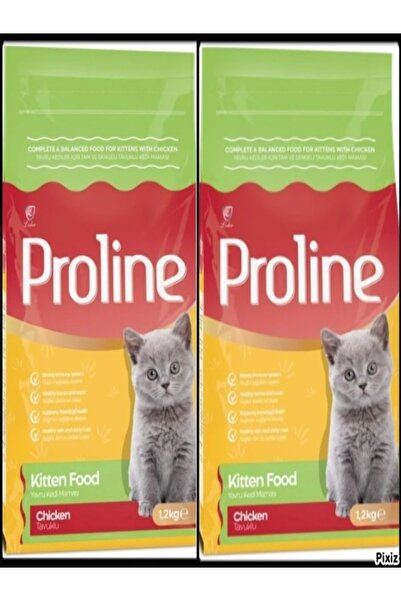 Pro Line Proline Yavru Kedi Maması Tavuklu 1200 Gr X2 Adet