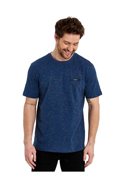 Adams Ανδρικό μπλουζάκι με κοντό μανίκι Basic Unprinted Logo