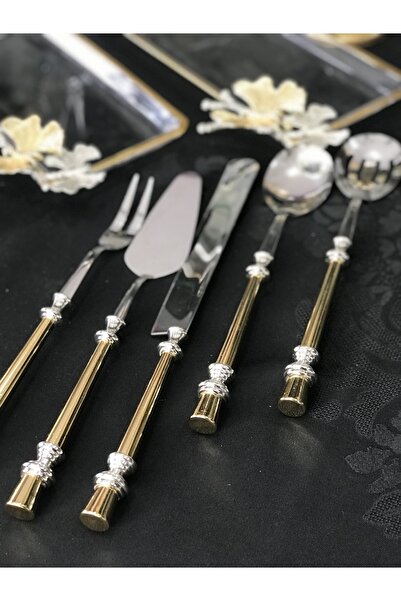 Santara Avangarde Special Design Magnificent Set with Butterfly, 6 Presentation Dishes and 1 Service Set