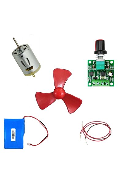 Genel Markalar TR Hız Ayarlı Motor Pervane Elektrik Deney Seti - Öğrenci Elek...