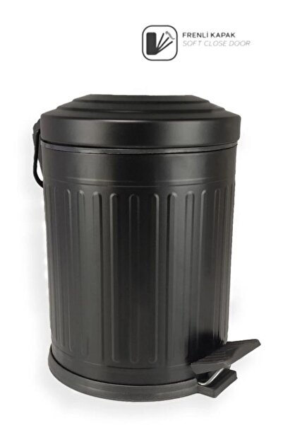 Digithome 12 Lt Soft Close Lid Dustbin Black – 4005S C1-1-163