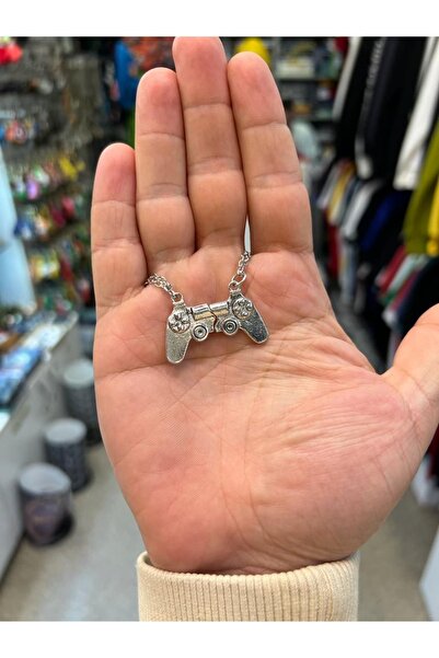 Kuzgunshop Oyun Konsolu Mıknatıslı Bff-çift Kolyesi