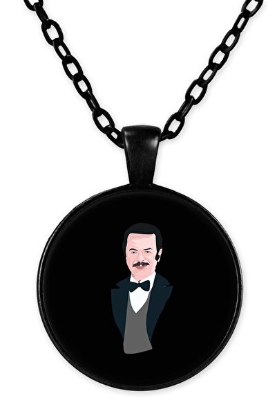herotasarım Orhan Gencebay Black Chain Necklace - Bll3245