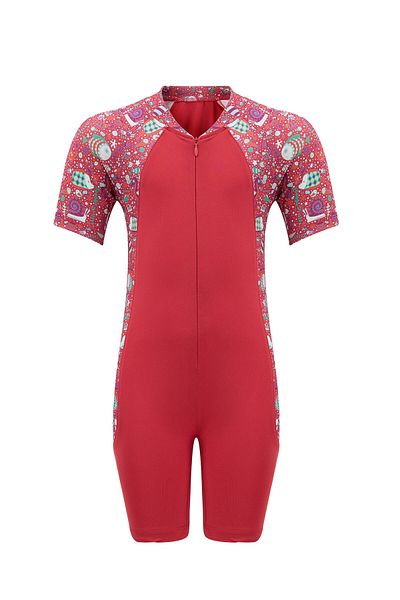 Adasea Patterned Kids Jumpsuit Swimsuit