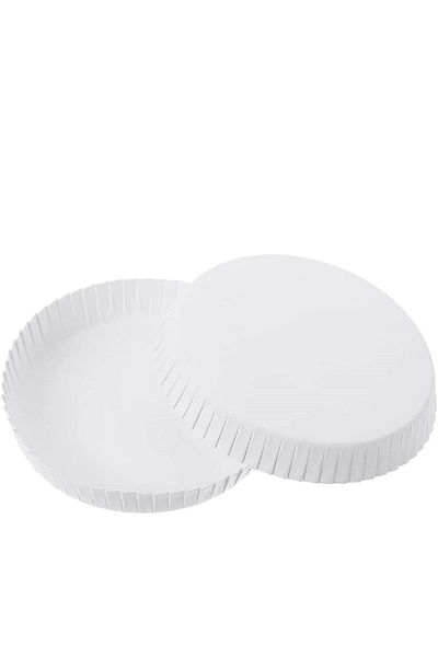Rns 500 Pieces White Cardboard Cup Lid Stopper Paper Cup Lid