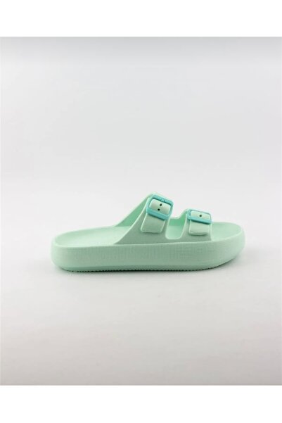 Akınal Bella Παντόφλες Eva Unisex με Πλατφόρμα Διπλή Πόρπη