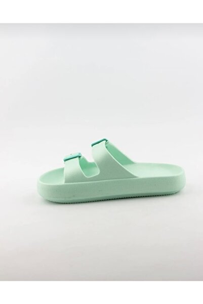 Akınal Bella Παντόφλες Eva Unisex με Πλατφόρμα Διπλή Πόρπη