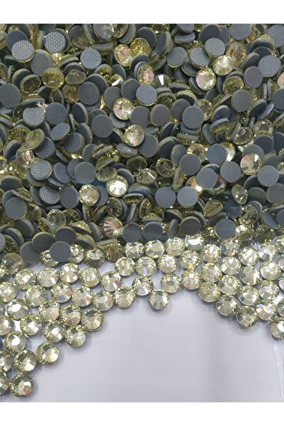 CRYSTALSHOP Hotfix Stone Ss20 galben care se lipsește cu fier de călcat (50 G...