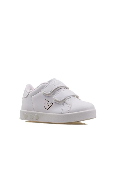 Vicco White Oyo Lighted Unisex First Step Baby Sneaker