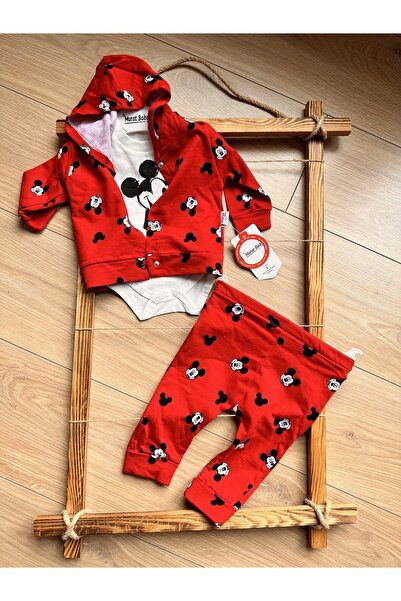 Murat Baby Mouse Printed Men's Suit with Badge