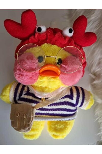 ASYU AKSESUAR Lalafan Peluş Oyuncak Ördek