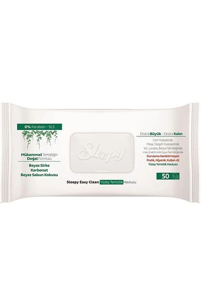 Sleepy Easy Clean 50 Pieces Surface Cleaning Towels 2 Pieces