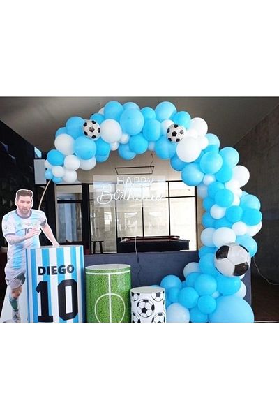 MFM Party Football Fan Foil Chain Balloon Set