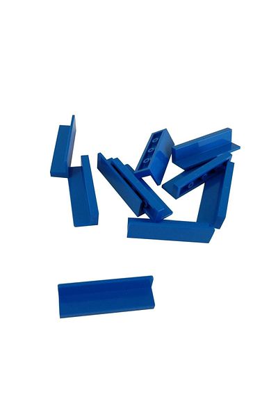 LEGO Original Custom Moc Accessory Creator Panel 1 X 4 X 1 Brick Blue 4 Pieces Will Be Sent
