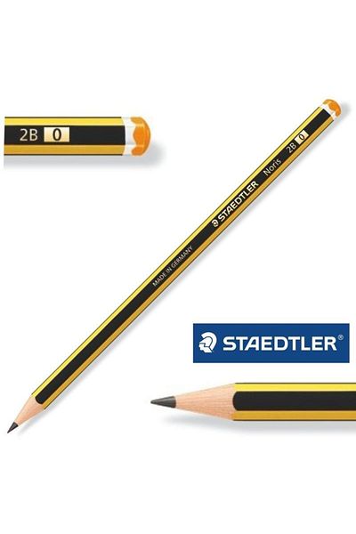 Staedtler Pencil Black 2b (3 Pieces)