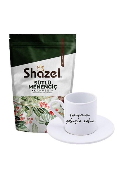 Shazel Menengic Coffee with Milk 200 Gr+ I Can't Talk Coffee Only Turkish Coffee Cup