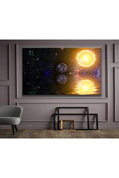 Sebenta Tablouri canvas cu o privire în univers, Pictură abstractă