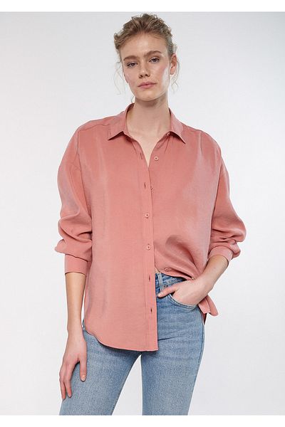 Mavi Košile Lux Touch Pink Modal Boyfriend 122854-71069