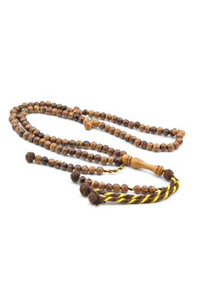 Murty99 Mărgele de rugăciune din lemn de Edredon de 100 de litri tăiate manual