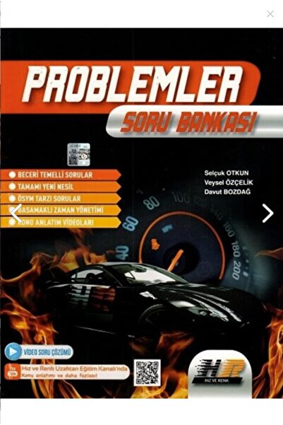 Hız ve Renk Yayınları Tyt Ayt Dgs Problemler Soru Bankası (kitapdükkanım'a Öz...