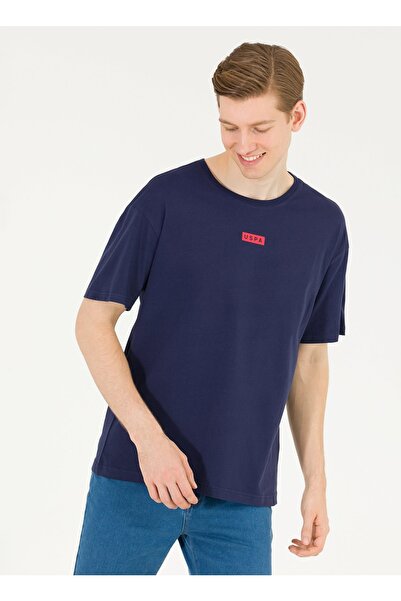 U.S. Polo Assn. تي شيرت Xs باللون الأزرق الداكن