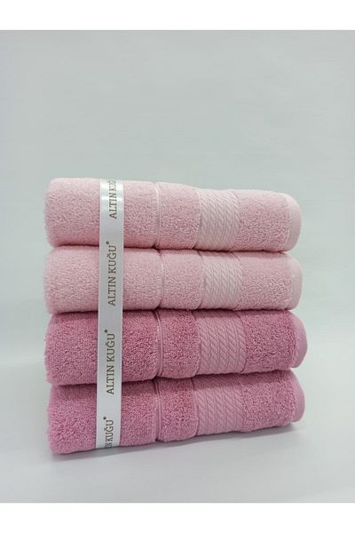 Özdilek Trendy Towel Set of 4 - Pink A. Pink