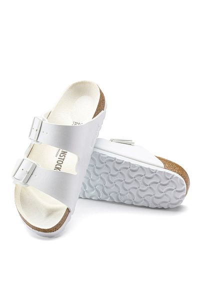 Birkenstock Arizona White Triples Slippers - White 1019046