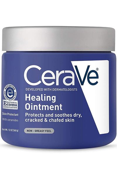 CeraVe مرهم CeraVe Skin Protectant، خالي من اللانولين والعطور، يعالج البشرة، 340 مل
