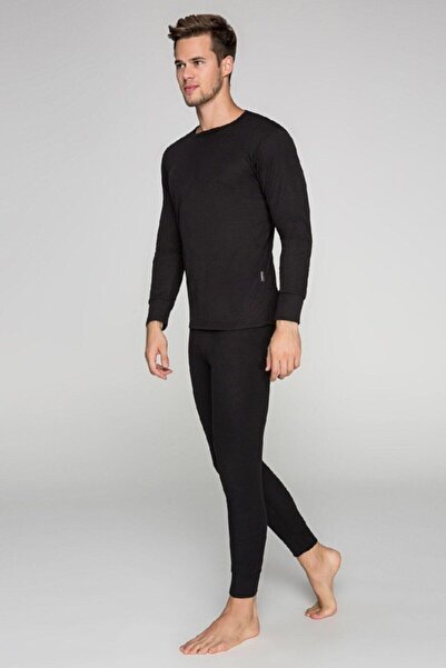 Mood Agenda Θερμικό Σετ Εσωρούχων Μαύρο Σετ Εσωρούχων