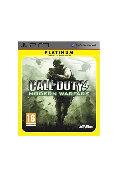 Activison Call Of Duty 4 Modern Warfare Platinum Ps3 Oyun